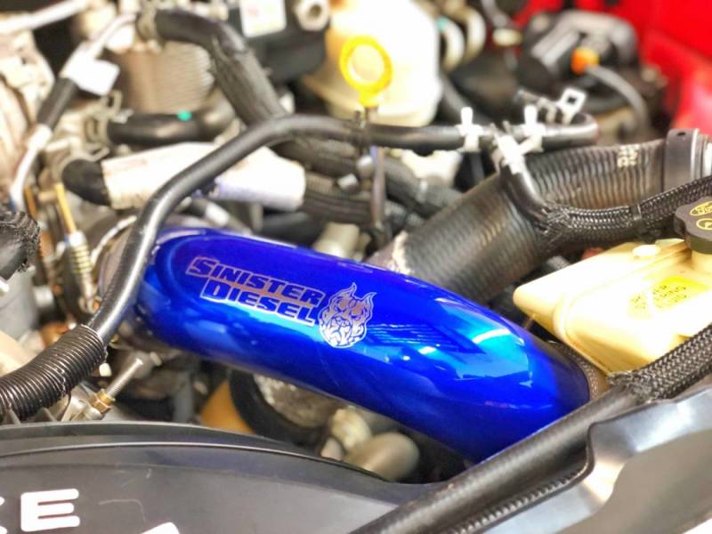 Load image into Gallery viewer, Sinister Diesel 2008-2010 Ford 6.4L Powerstroke Hot Side Charge Pipe
