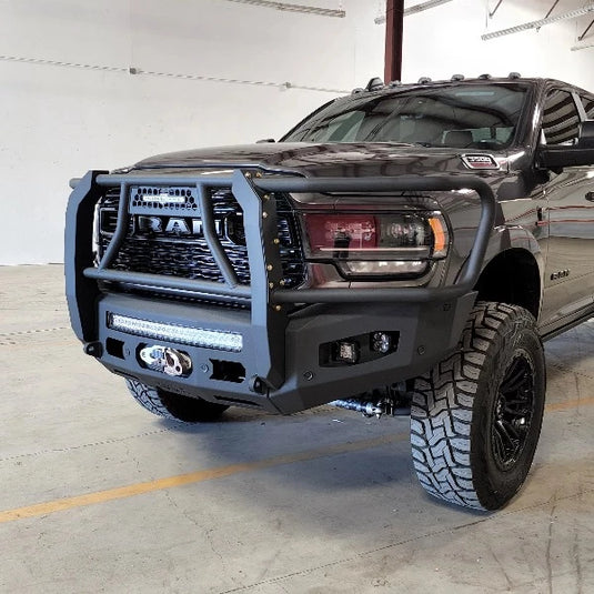 Chassis Unlimited | 2019-2023 Dodge Ram 2500 / 3500 Attitude Front Winch Bumper With Guard