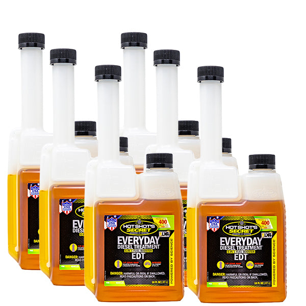 Hot Shot's Secret | Everyday Diesel Treatment - 16 Ounce Squeeze (6 Pack)