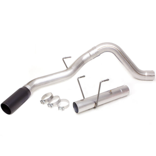 Banks Power 13-18 Dodge RAM Monster Exhaust 4.0in. Single 6.7L CCLB w/ SideKick S/S Black Tip *DISCONTINUED*