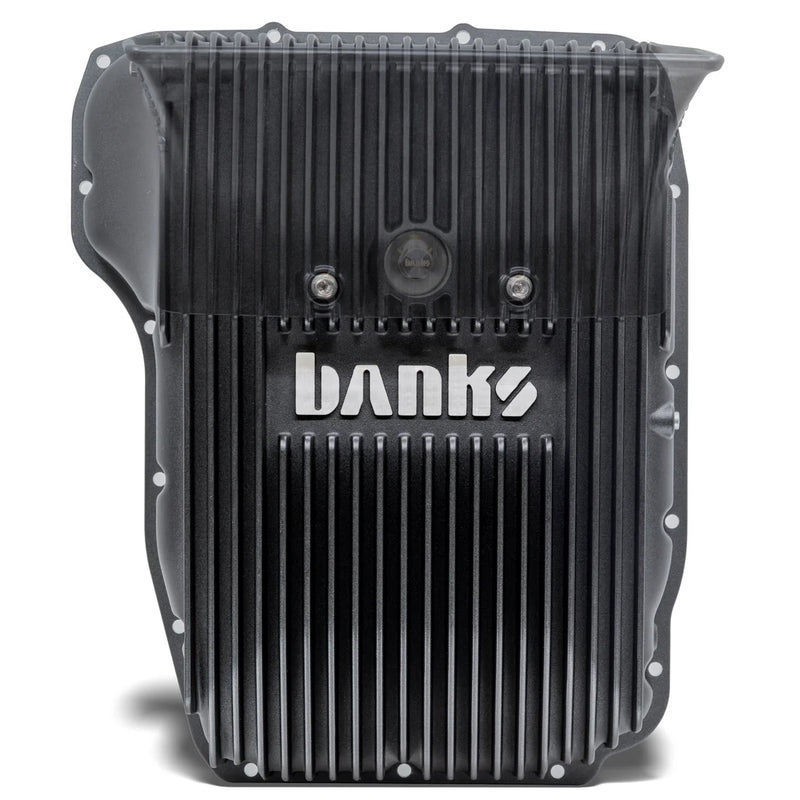 Load image into Gallery viewer, Banks Power | 2007.5-2024 Dodge Ram 6.7L Cummins 68RFE Ram-Air Transmission Pan - Black
