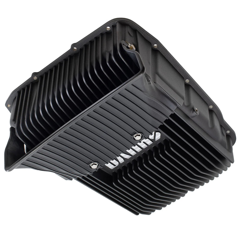 Load image into Gallery viewer, Banks Power | 2007.5-2024 Dodge Ram 6.7L Cummins 68RFE Ram-Air Transmission Pan - Black
