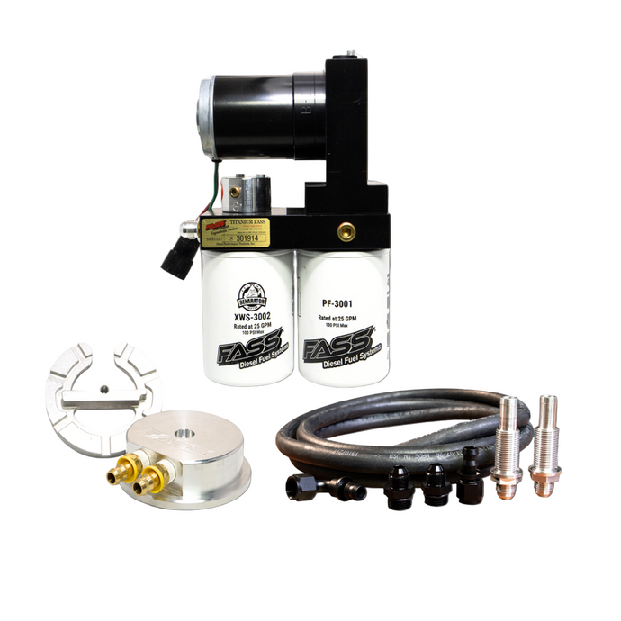 FASS | 1999-2007 Ford 6.0L / 7.3L Power Stroke 220GPH No Drop Titanium Plus Fuel System