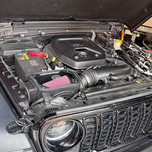 S&B | 2024-2025 Jeep Wrangler 2.0L Turbo Hybrid / 4XE Dry Extendable Cold Air Intake