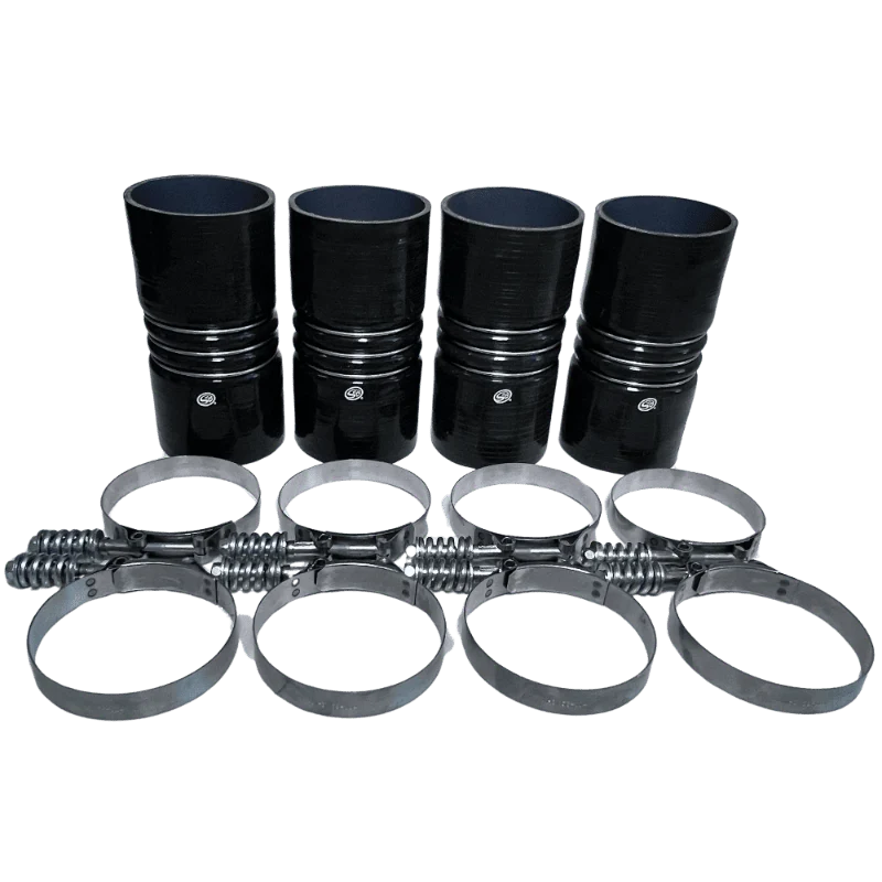 Load image into Gallery viewer, S&amp;B | Freightliner / Peterbilt / Kenworth 4 Inch X 8 Inch Intercooler Boot Kit
