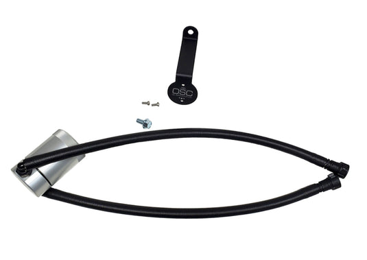 J&L 20-26 Chevy Silverado/GMC Sierra 2500/3500 6.6L Drivers Side Oil Separator 3.0 - Clear Anodi
