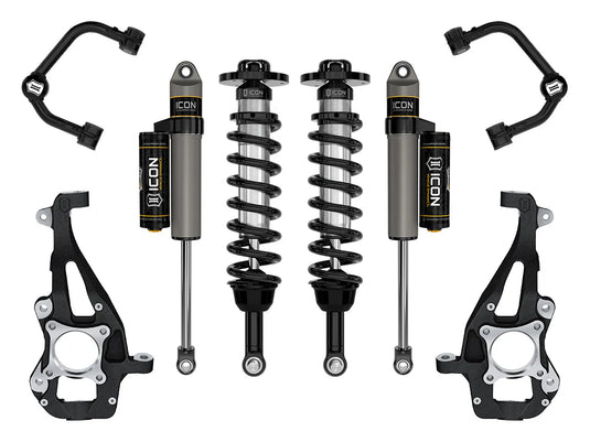 ICON | 2021-2024 Ford F150 4WD 3.5-4.5 Inch Stage 2 Suspension System With Tubular UCA