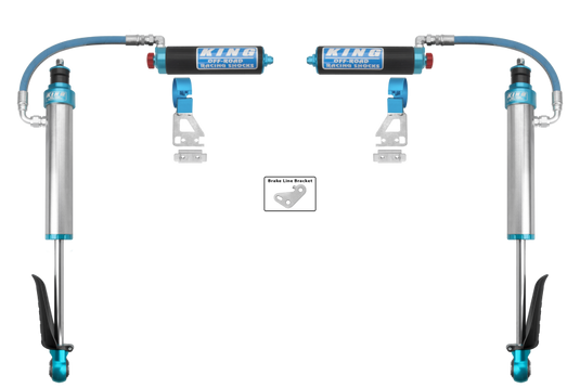 King Shocks 2024+ Toyota Tacoma 2.5 Dia Remote Reservoir Shock w/Adjuster (Pair) - Rear