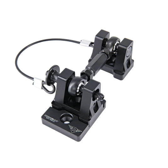 Combat Off-Road | Jeep JK / JL / JT Gladiator Aluminum Hood Latch Set - Black Out Series