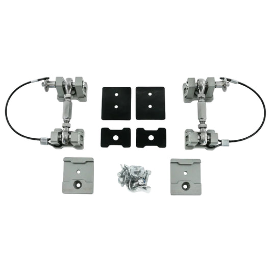 Combat Off-Road | Jeep JK / JL / JT Gladiator Aluminum Hood Latch Set - Raw Finish