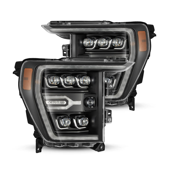AlphaRex | 2021-2023 Ford F-150 NOVA LED Projector Headlights Black