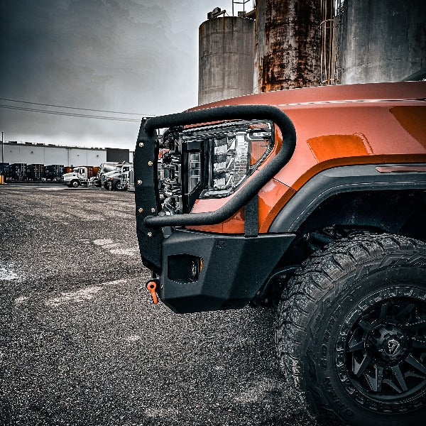 Load image into Gallery viewer, Chassis Unlimited | 2020-2023 GM 2500 / 3500 Attitude Front Winch Bumper With Guard
