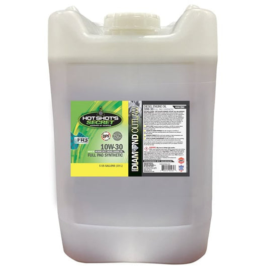Hot Shot's Secret | Black Diamond Outlaw Full Synthetic 10W-30 Engine Oil - 5 Gallon