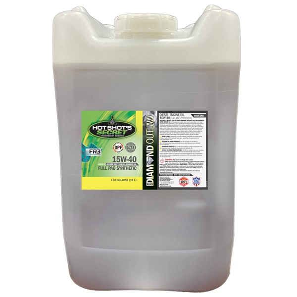 Hot Shot's Secret | Black Diamond Outlaw Full Synthetic 15W-40 Engine Oil - 5 Gallon