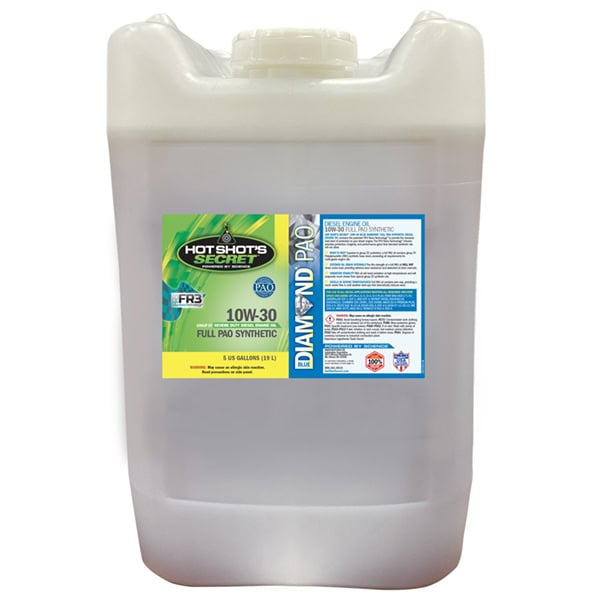 Hot Shot's Secret | Blue Diamond PAO Full Synthetic 10W-30 Engine Oil - 5 Gallon