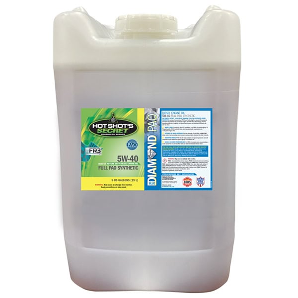 Hot Shot's Secret | Blue Diamond PAO Full Synthetic 5W-40 Engine Oil - 5 Gallon