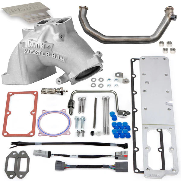 Banks Power | 2007.5-2012 Dodge Ram 6.7L Cummins Cab Chassis Monster-Ram Intake Manifold System W/ Fuel Line - Natural