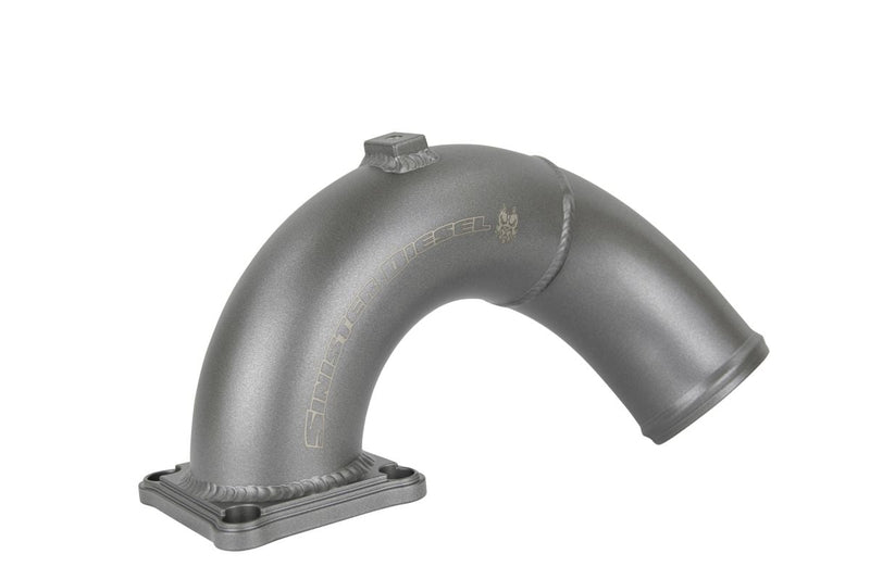 Load image into Gallery viewer, Sinister Diesel | 1998-2002 Dodge Ram 5.9L Cummins Intake Elbow - Grey
