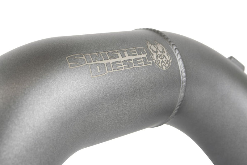 Load image into Gallery viewer, Sinister Diesel | 1994-1998 Dodge Ram 5.9L 12V Cummins Intake Elbow - Gray
