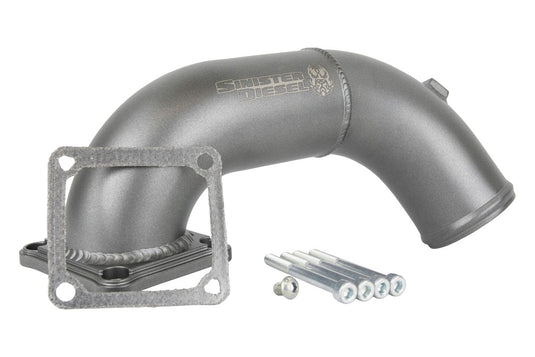 Sinister Diesel | 1994-1998 Dodge Ram 5.9L 12V Cummins Intake Elbow - Gray