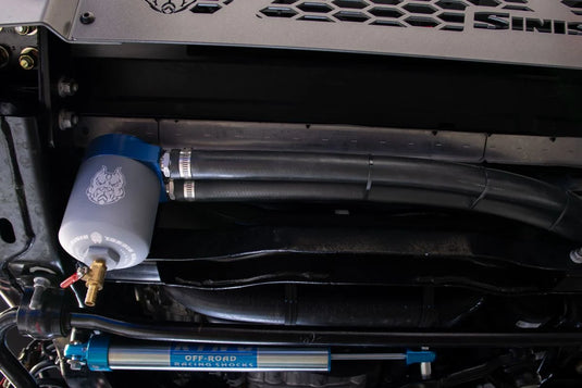 Sinister Diesel | 2017-2023 Ford 6.7L Power Stroke Billet Catch Can