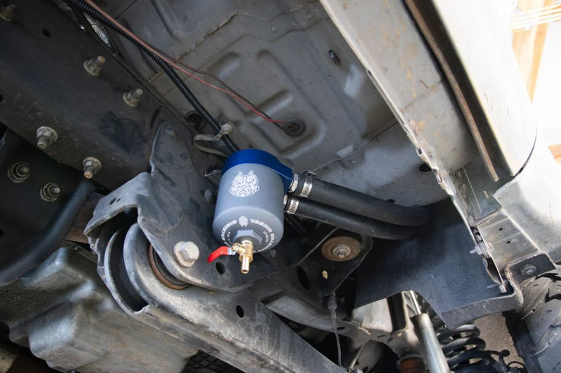 Load image into Gallery viewer, Sinister Diesel | 2008-2010 Ford Super Duty 6.4L Power Stroke Billet Catch Can
