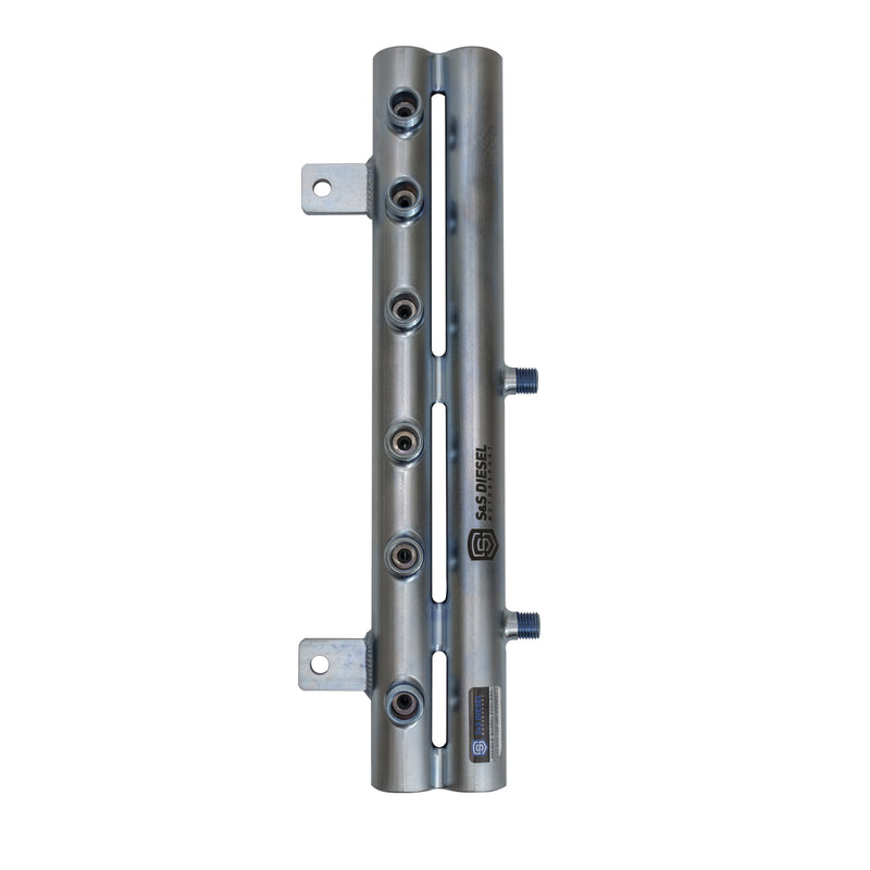 Load image into Gallery viewer, S&amp;S Diesel | 2007.5-2018 Dodge Ram 6.7L Cummins Double-Barrel Fuel Rail - Competition Use
