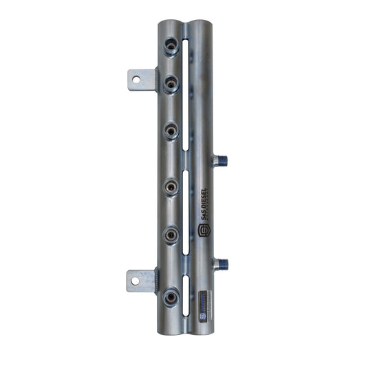 S&S Diesel | 2007.5-2018 Dodge Ram 6.7L Cummins Double-Barrel Fuel Rail - Competition Use
