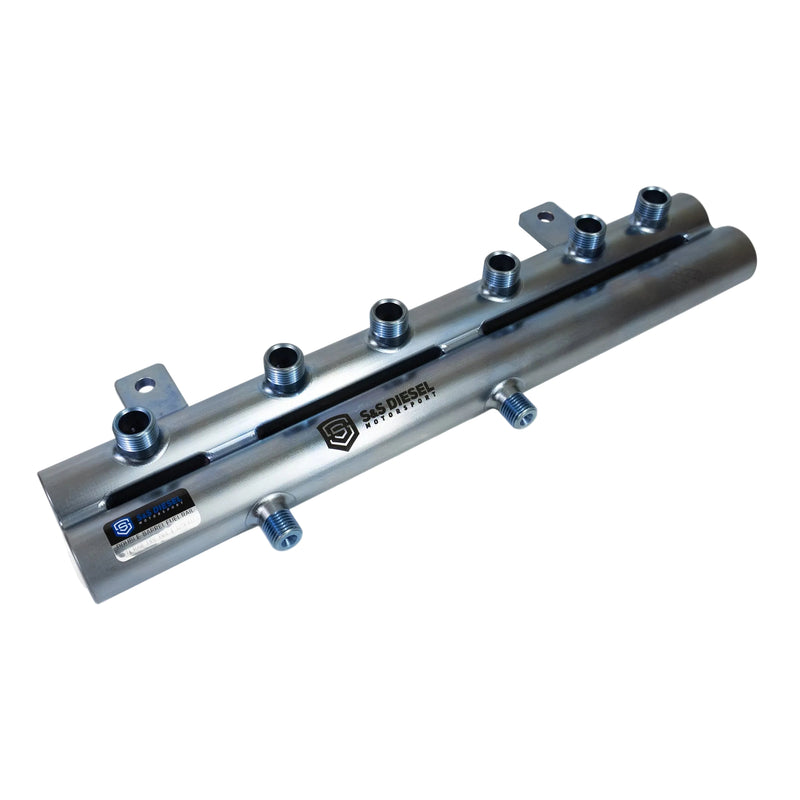 Load image into Gallery viewer, S&amp;S Diesel | 2007.5-2018 Dodge Ram 6.7L Cummins Double-Barrel Fuel Rail - Competition Use
