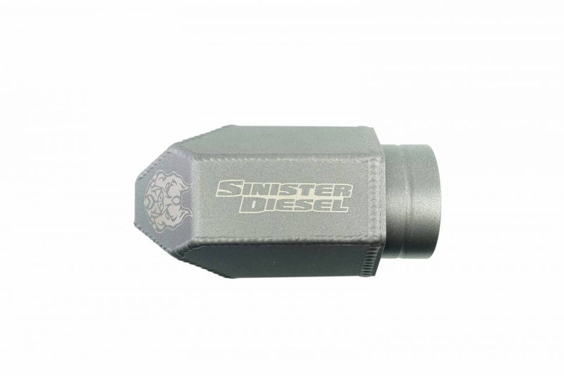 Load image into Gallery viewer, Sinister Diesel | 2003-2007 Ford 6.0L Power Stroke (Hexagon) Intake Elbow - Gray
