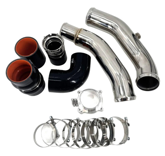No Limit Fabrication | 2011-2016 Ford 6.7L Power Stroke Hot & Cold Side Charge Pipe Boost Bundle - Polished