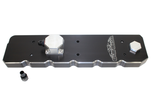 G&R Diesel | 2007.5-2022 Dodge Ram 6.7L Cummins Valve Cover Billet Aluminum Anodized Black