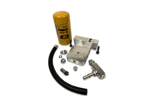 G&R Diesel | 2021-2024 Dodge Ram 6.7L Cummins Engine Mounted CAT Fuel Filter Conversion Kit