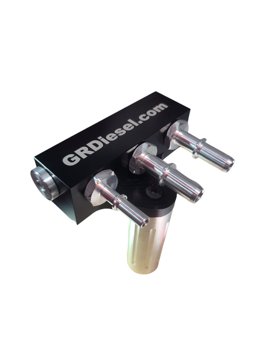 G&R Diesel | 2011-2023 Ford 6.7L Power Stroke Upper Fuel Filter Bypass Block