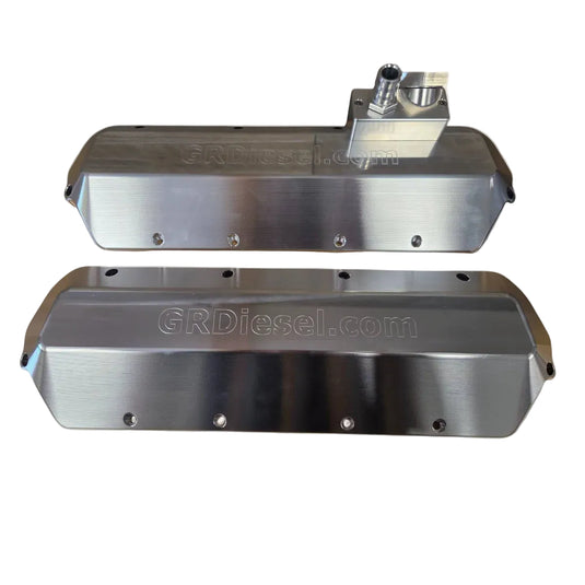 G&R Diesel | 1999-2003 Ford 7.3L Power Stroke Billet Aluminum Valve Covers