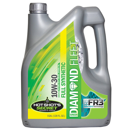 Hot Shot's Secret | Green Diamond Fleet 15W-40 CK4 Semi-Synthetic Blend Motor Oil - 1 Gallon