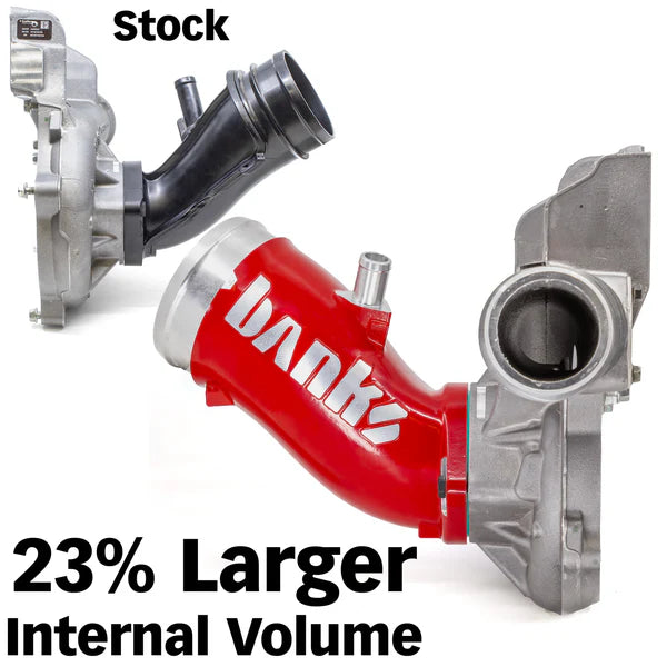 Load image into Gallery viewer, Banks Power | 2017-2024 GM 6.6L L5P Duramax Monster-Ram Turbo Inlet Elbow - Red
