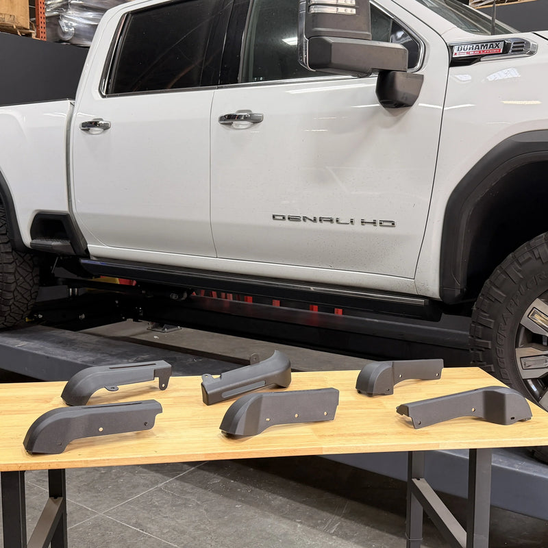 Load image into Gallery viewer, S&amp;B | 2020+ GMC Sierra 2500 / 3500 SRW Front &amp; Rear Fender Flare Caps - No Cut Kit
