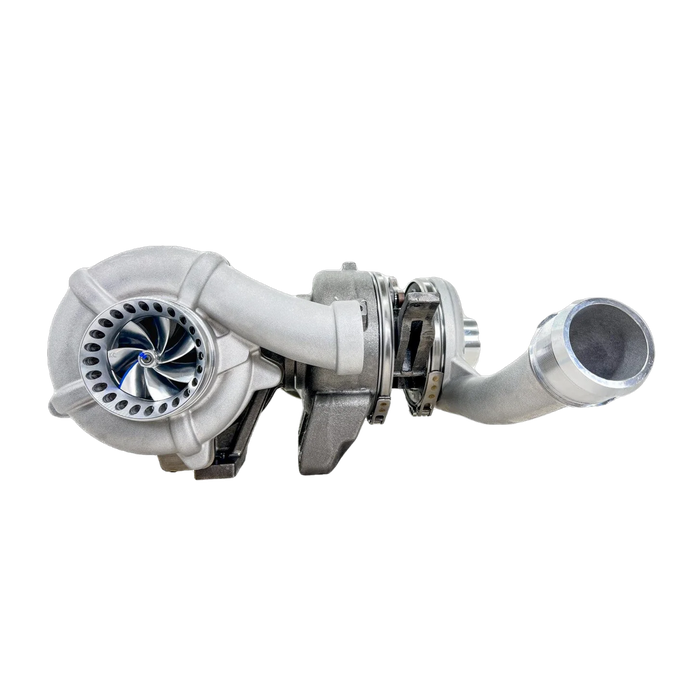 KC Turbos | Fusion Compound Turbos- (Stage 1 High Pressure & Stage 2 Low Pressure Turbos) - 6.4 Power Stroke (2008-2010)- Special Cover