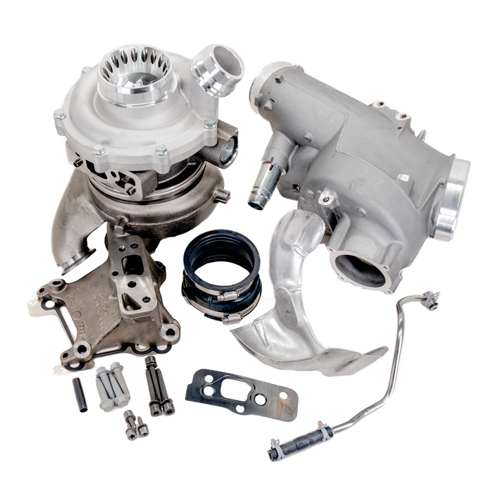 KC Turbos | Turbos Stage 2 Warlock Turbo Already Has Piping Kit