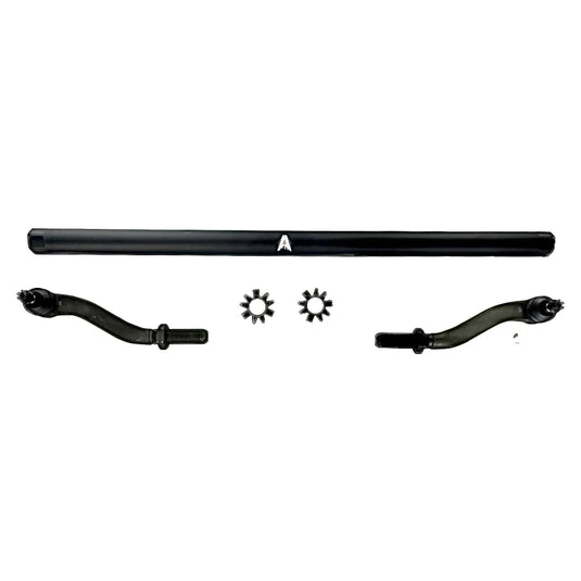 Apex Chassis | 2007-2018 Jeep Wrangler JK 2.5 Ton Tie Rod Assembly - Black Aluminum KIT136