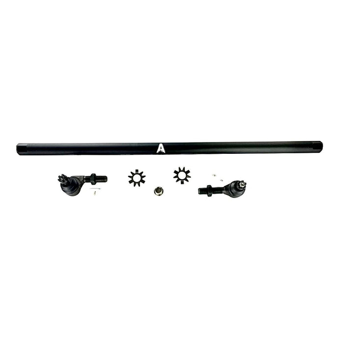 Apex Chassis | 2007-2018 Jeep Wrangler JK 1 Ton Drag Link Kit - Yes Flip - Black Aluminum | KIT153