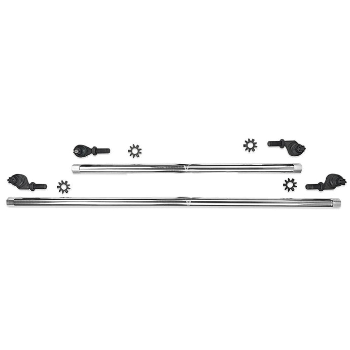 Apex Chassis | 2007-2018 Jeep Wrangler JK 1 Ton Steering Kit - Polished Aluminum