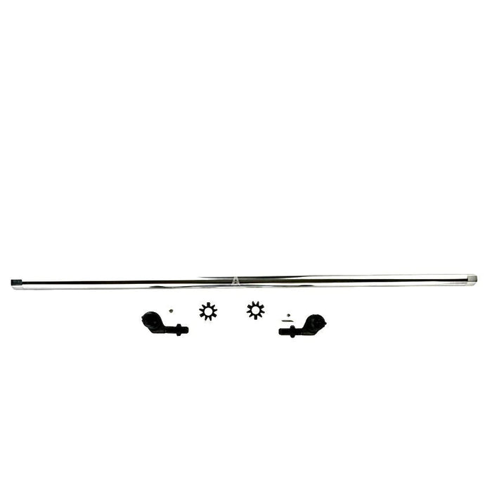 Apex Chassis | 2007-2018 Jeep Wrangler JK 1 Ton Tie Rod Kit - Polished Aluminum | KIT156