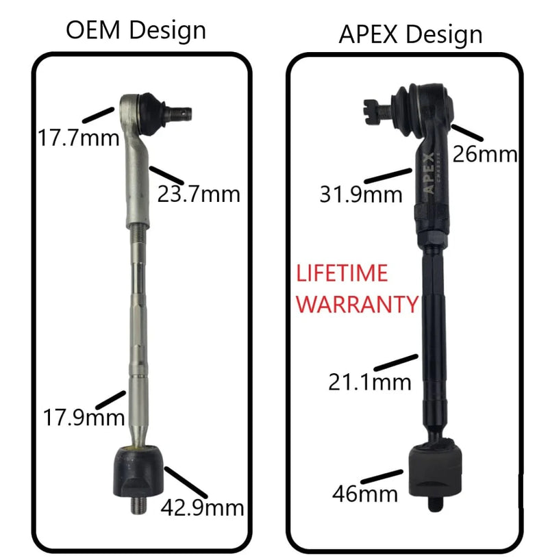 Load image into Gallery viewer, Apex Chassis | 2005-2023 Toyota Tacoma Tie Rod Kit
