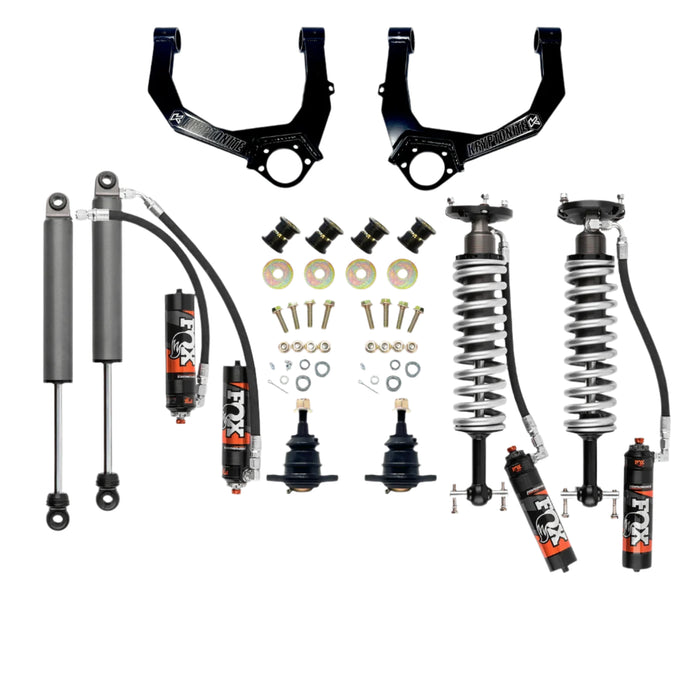 Kryptonite | 2019-2024 GM 1500 2WD / 4WD 6 Lug Stage 3 Leveling Kit With Fox Performance Elite Shocks