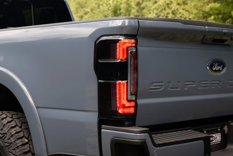 Load image into Gallery viewer, Morimoto | 2023-2026 Ford Super Duty XB Smoked LED Tail Lights
