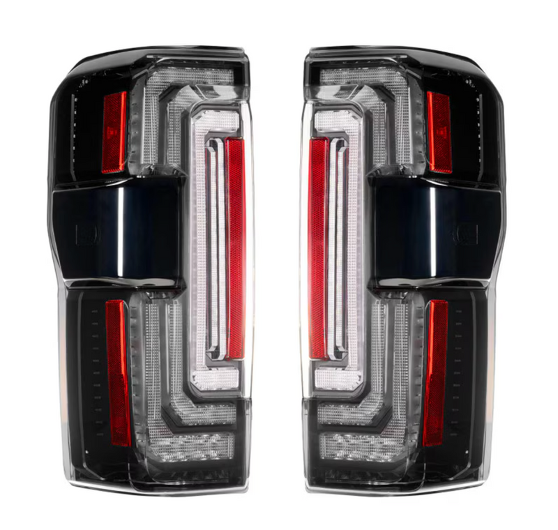 Load image into Gallery viewer, Morimoto | 2023-2026 Ford Super Duty XB Smoked LED Tail Lights
