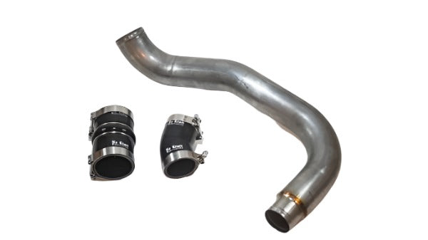 No Limit Fabrication | 2003-2007 Ford 6.0L Power Stroke Intercooler Pipe Kit Hotside Raw Aluminum