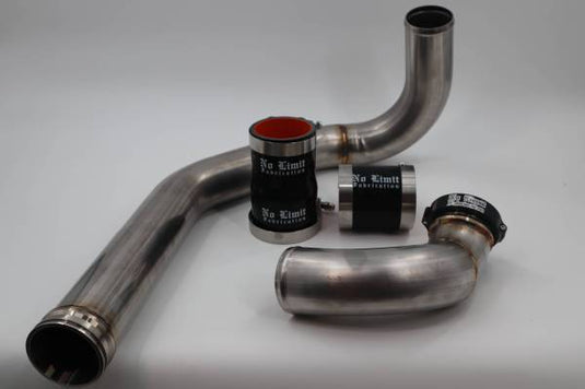 No Limit Fabrication | 2008-2010 Ford 6.4L Power Stroke Polished Hot Pipe